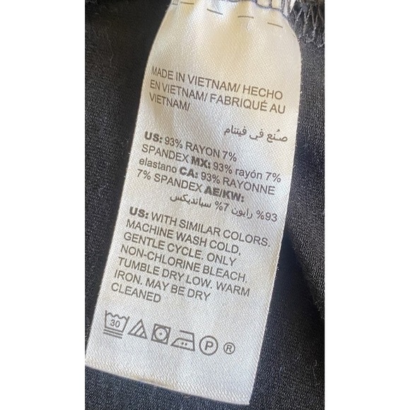 Soma S/M cool nights Pj Long Sleeve Short Robe Black Pockets Sewn‎ On Belt - Picture 10 of 12